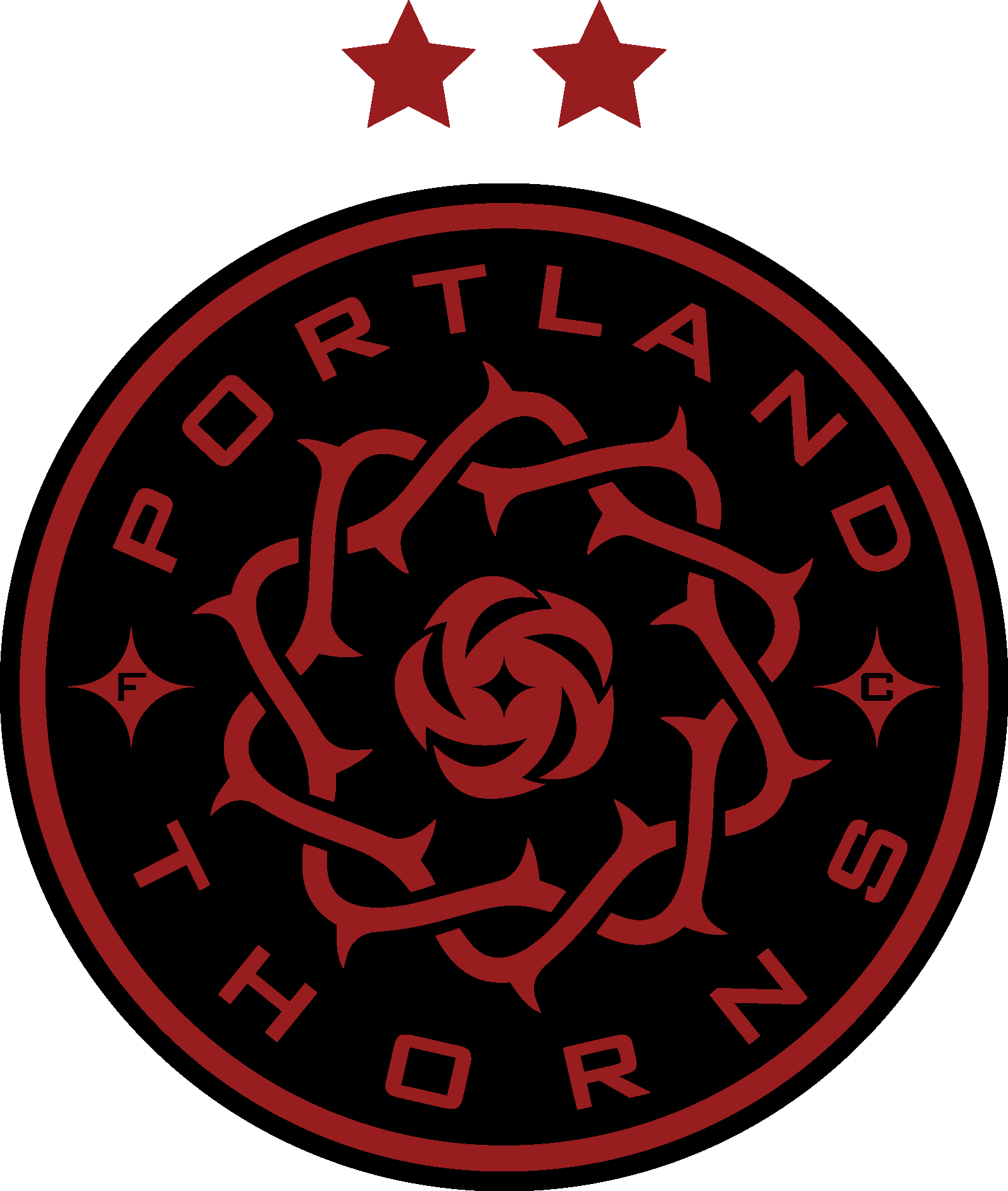 Portland Thorns FC Simple Logo Vector Logo